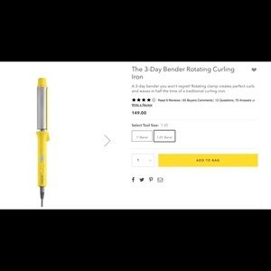 Drybar 3 day bender curling iron 1.25”